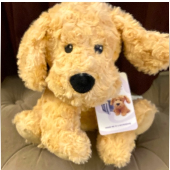 WARMIES Golden Dog 🐕 Hot/Cold Stuffed Animal w/ built-in Heating Pad  Scented! - Picture 7 of 16
